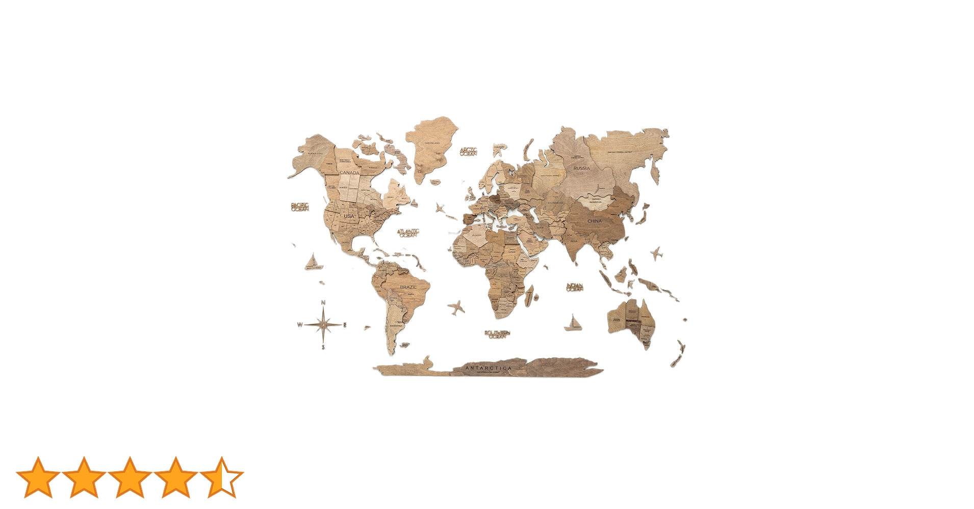 【TOKYO SLOW LIFE樋口氏】ENJOY THE WOOD 木製地図 TOKYO SLOW LIFE樋口氏】ENJOY THE WOOD 世界地図 Amazon.co.jp